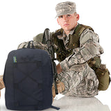 AZAD GEARS ARMY 15 LTR BACKPACK WITH EXTRA SPACE WITH 1 COMPARTMENT FOR TREKKING AND TRAVELLING | MEN & WOMEN | ARMY BLACK |FREE SIZE