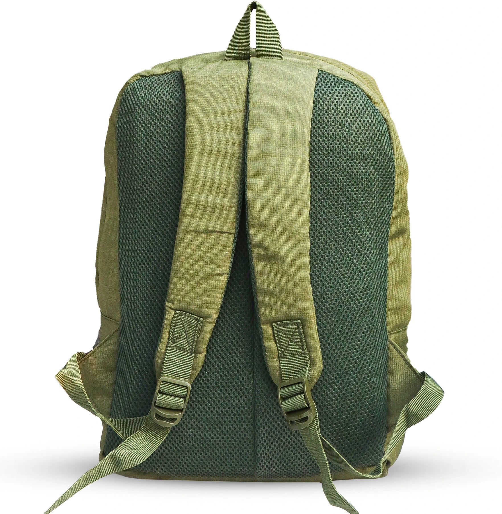 AZAD GEARS ARMY 15 LTR BACKPACK WITH EXTRA SPACE WITH 1 COMPARTMENT FOR TREKKING AND TRAVELLING | MEN & WOMEN | ARMY GREEN |FREE SIZE