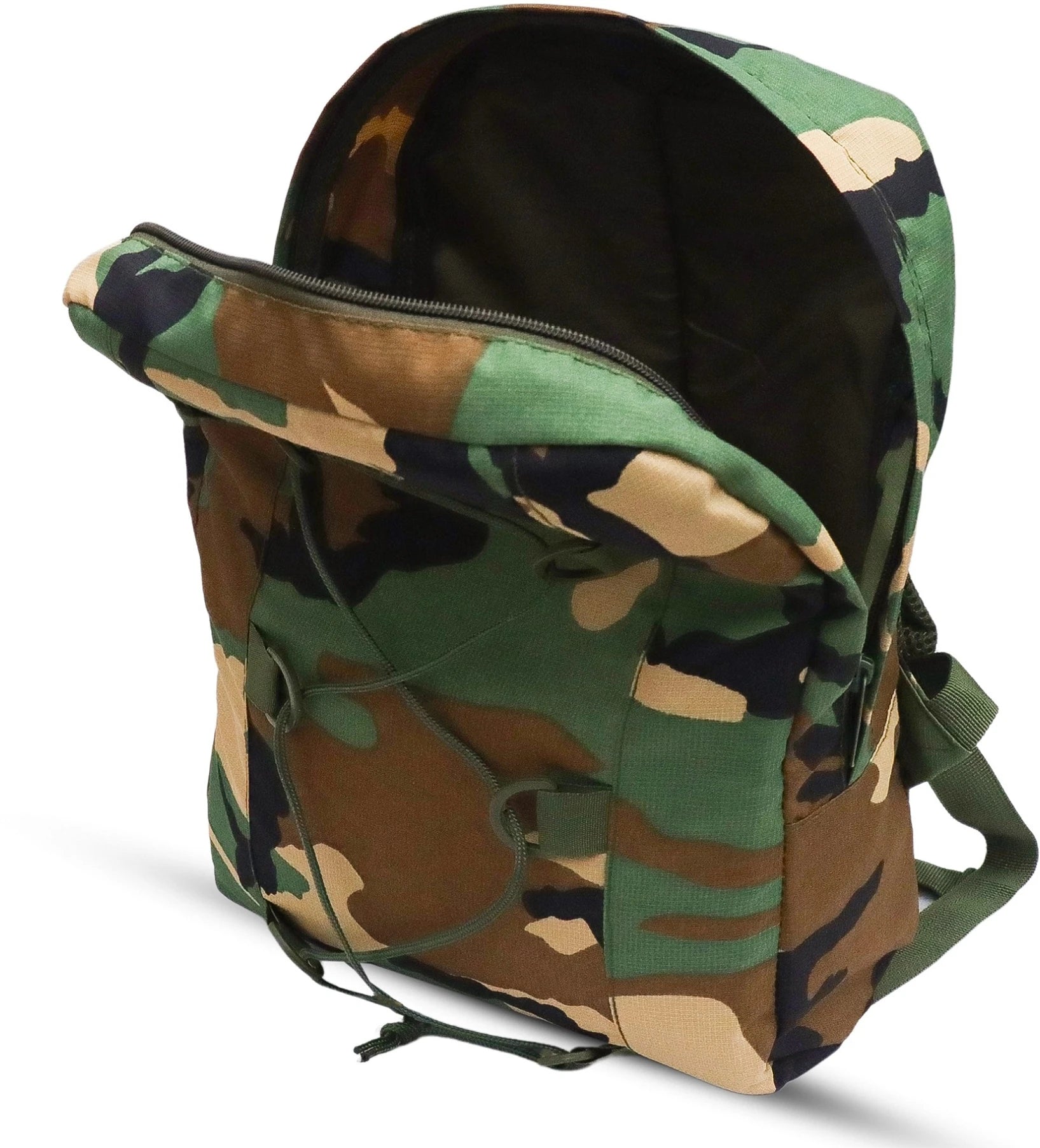 AZAD GEARS ARMY 15 LTR BACKPACK WITH EXTRA SPACE WITH 1 COMPARTMENT FOR TREKKING AND TRAVELLING | MEN & WOMEN | ARMY POLYESTER CAMOUFLAGE |FREE SIZE