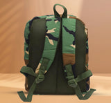 AZAD GEARS ARMY 15 LTR BACKPACK WITH EXTRA SPACE WITH 1 COMPARTMENT FOR TREKKING AND TRAVELLING | MEN & WOMEN | ARMY POLYESTER CAMOUFLAGE |FREE SIZE