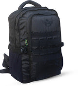 AZAD GEARS ARMY 35 LTR BACKPACK WITH EXTRA SPACE WITH 2 COMPARTMENT AND 1 POCKET FOR TREKKING AND TRAVELLING | MEN & WOMEN | ARMY BLACK| FREE SIZE