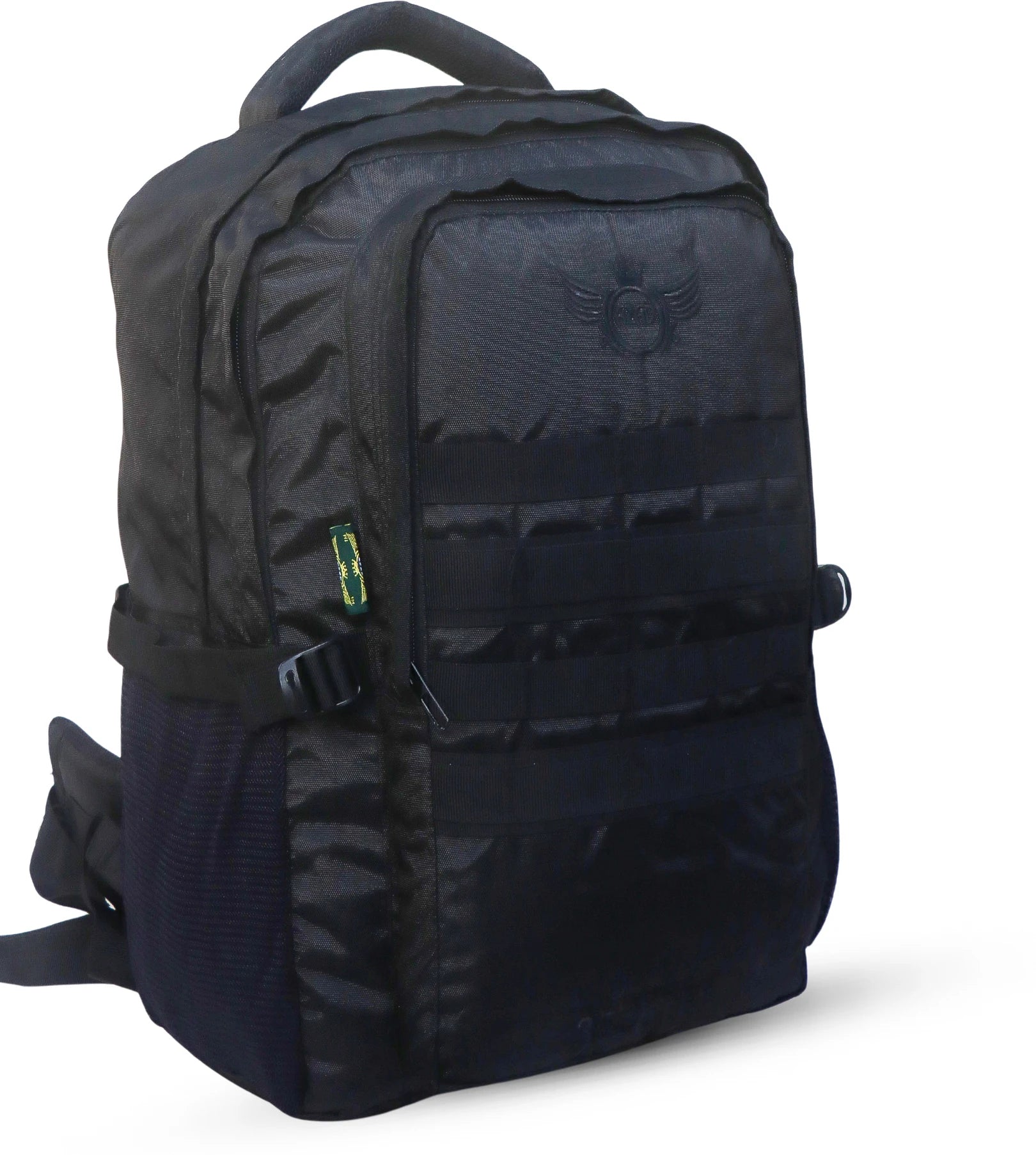 AZAD GEARS ARMY 35 LTR BACKPACK WITH EXTRA SPACE WITH 2 COMPARTMENT AND 1 POCKET FOR TREKKING AND TRAVELLING | MEN & WOMEN | ARMY BLACK| FREE SIZE