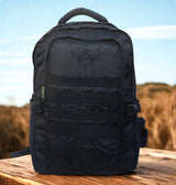 AZAD GEARS ARMY 35 LTR BACKPACK WITH EXTRA SPACE WITH 2 COMPARTMENT AND 1 POCKET FOR TREKKING AND TRAVELLING | MEN & WOMEN | ARMY GREEN| FREE SIZE