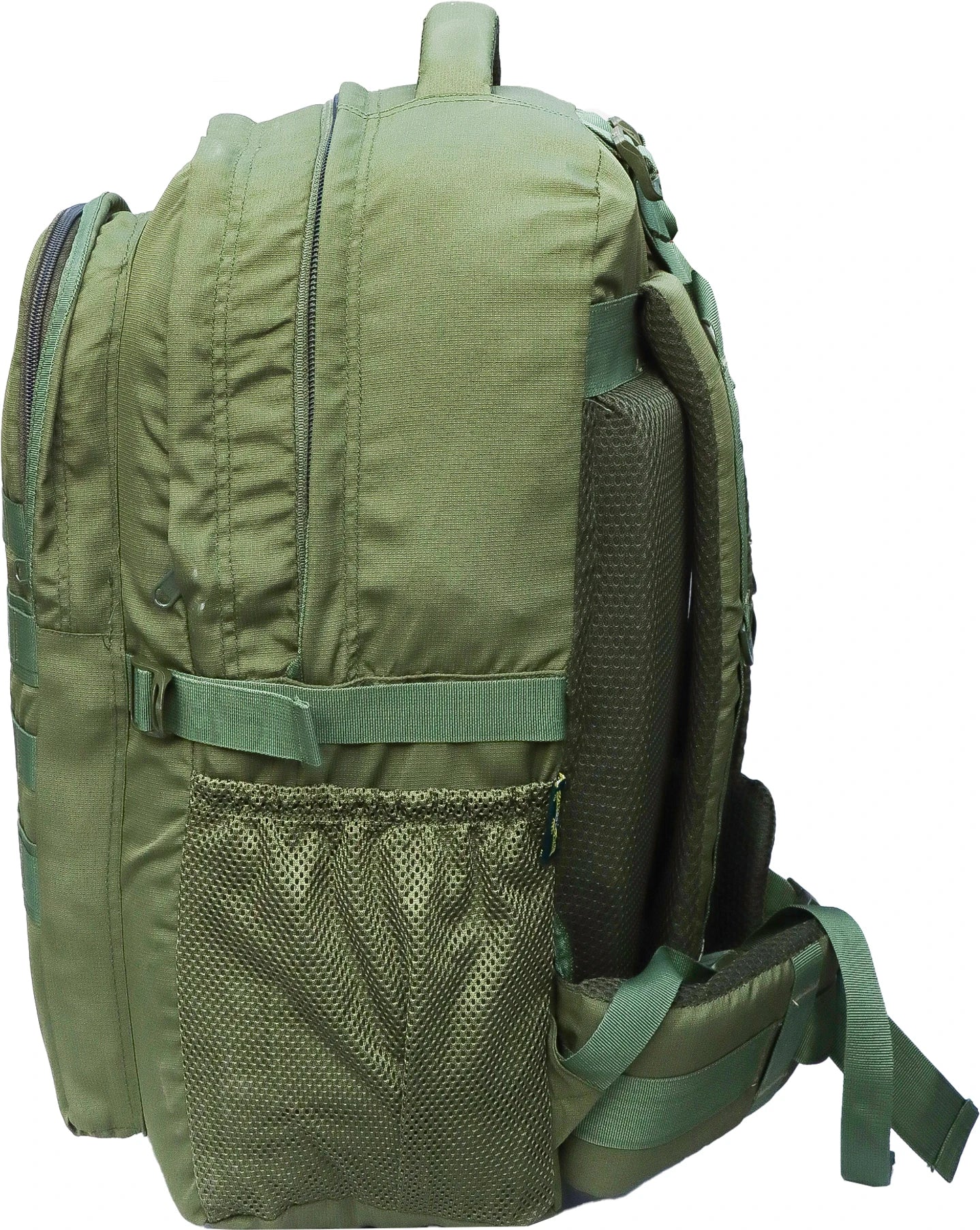 AZAD GEARS ARMY 45 LTR BACKPACK WITH EXTRA SPACE WITH 2 COMPARTMENT AND 1 POCKET FOR TREKKING AND TRAVELLING | MEN & WOMEN | ARMY GREEN| FREE SIZE