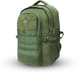 AZAD GEARS ARMY 45 LTR BACKPACK WITH EXTRA SPACE WITH 2 COMPARTMENT AND 1 POCKET FOR TREKKING AND TRAVELLING | MEN & WOMEN | ARMY LITE GREEN| FREE SIZE