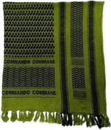 AZAD GEARS ARMY AFGHANI PATKA PRINTED FOR CASUAL MADE WITH 100% COTTON FOR TREKKING AND TRAVELLING | MEN & WOMEN | ARMY GREEN | FREE SIZE