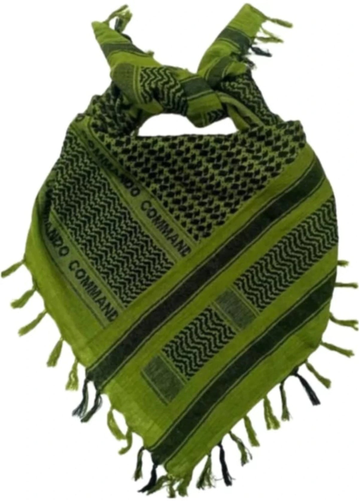 AZAD GEARS ARMY AFGHANI PATKA PRINTED FOR CASUAL MADE WITH 100% COTTON FOR TREKKING AND TRAVELLING | MEN & WOMEN | ARMY GREEN | FREE SIZE