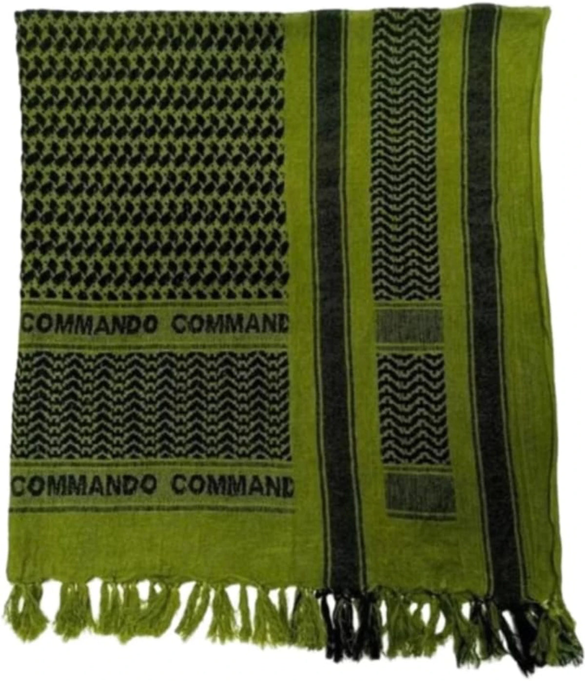 AZAD GEARS ARMY AFGHANI PATKA AK-47 FOR CASUAL MADE WITH 100% COTTON FOR TREKKING AND TRAVELLING | MEN & WOMEN | ARMY GREEN | FREE SIZE