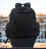 AZAD GEARS ARMY AMBUSH 85 LTR BACKPACK WITH SLING BAG AND EXTRA SPACE WITH 1 COMPARTMENT AND 6 POCKETS FOR TREKKING AND TRAVELLING | MEN & WOMEN | ARMY BLACK| FREE SIZE