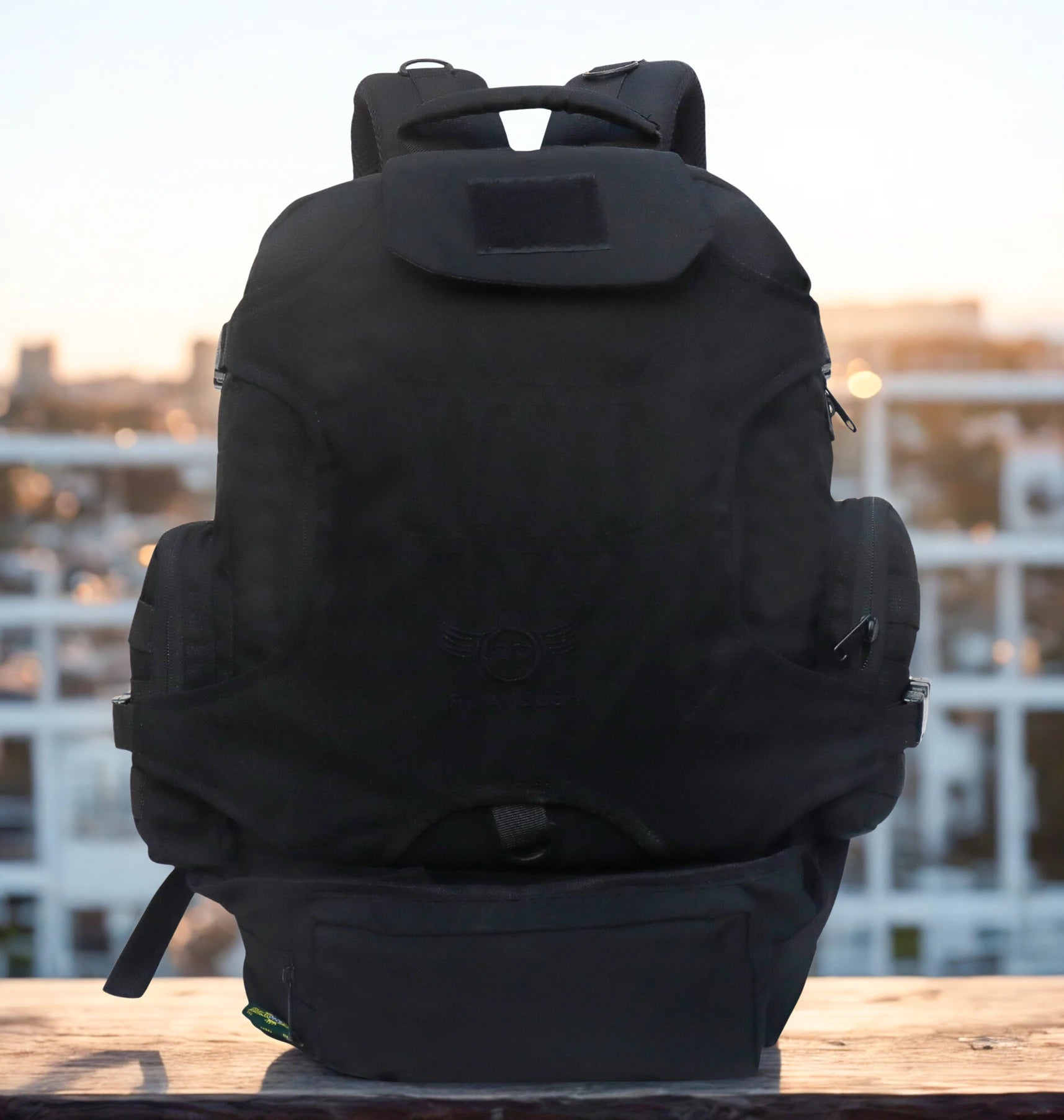 AZAD GEARS ARMY AMBUSH 85 LTR BACKPACK WITH SLING BAG AND EXTRA SPACE WITH 1 COMPARTMENT AND 6 POCKETS FOR TREKKING AND TRAVELLING | MEN & WOMEN | ARMY BLACK| FREE SIZE