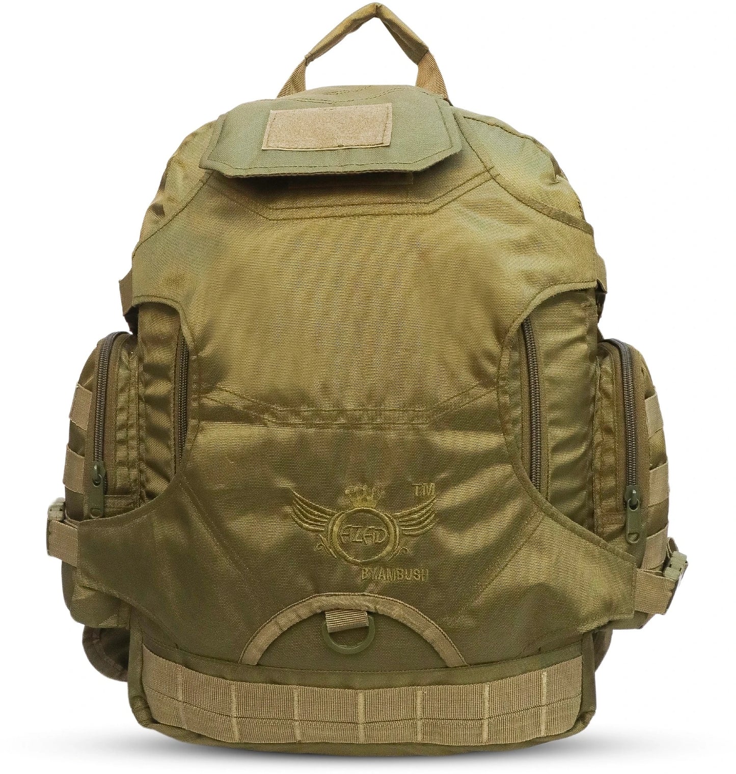 AZAD GEARS ARMY AMBUSH 85 LTR BACKPACK WITH SLING BAG AND EXTRA SPACE WITH 1 COMPARTMENT AND 6 POCKETS FOR TREKKING AND TRAVELLING | MEN & WOMEN | ARMY LITE GREEN| FREE SIZE
