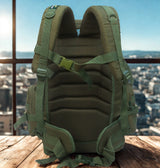 AZAD GEARS ARMY AMBUSH 85 LTR BACKPACK WITH SLING BAG AND EXTRA SPACE WITH 1 COMPARTMENT AND 6 POCKETS FOR TREKKING AND TRAVELLING | MEN & WOMEN | ARMY GREEN| FREE SIZE