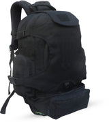 AZAD GEARS ARMY AMBUSH 85 LTR BACKPACK WITH SLING BAG AND EXTRA SPACE WITH 1 COMPARTMENT AND 6 POCKETS FOR TREKKING AND TRAVELLING | MEN & WOMEN | ARMY GREEN| FREE SIZE