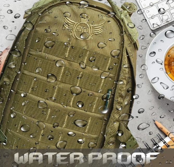 AZAD GEARS ARMY BULLET 40 LTR BACKPACK WITH EXTRA SPACE WITH 2 COMPARTMENT AND 3 POCKETS FOR TREKKING AND TRAVELLING | MEN & WOMEN | ARMY LITE GREEN | FREE SIZE