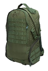 AZAD GEARS ARMY BULLET 40 LTR BACKPACK WITH EXTRA SPACE WITH 2 COMPARTMENT AND 3 POCKETS FOR TREKKING AND TRAVELLING | MEN & WOMEN | ARMY GREEN | FREE SIZE