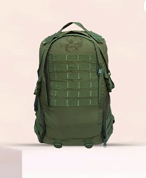 AZAD GEARS ARMY BULLET 40 LTR BACKPACK WITH EXTRA SPACE WITH 2 COMPARTMENT AND 3 POCKETS FOR TREKKING AND TRAVELLING | MEN & WOMEN | ARMY GREEN | FREE SIZE