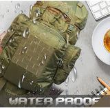 AZAD GEARS ARMY METAL FRAME CHAMPION RUCKSACK 135 LTR BAG WITH DETACHABLE BACKPACK AND MULTIPLE POCKETS AND  PROTECTED BASE FOR TREKKING AND TRAVELLING | MEN & WOMEN | ARMY LITE GREEN | LARGE CAPACITY