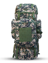 AZAD GEARS ARMY METAL FRAME CHAMPION RUCKSACK 135 LTR BAG WITH DETACHABLE BACKPACK AND MULTIPLE POCKETS AND  PROTECTED BASE FOR TREKKING AND TRAVELLING | MEN & WOMEN | ARMY GREEN | LARGE CAPACITY