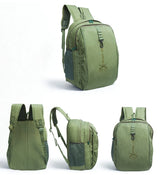 AZAD GEARS ARMY DEFENDER 35 LTR BACKPACK WITH EXTRA SPACE WITH 2 COMPARTMENT AND 3 POCKETS FOR TREKKING AND TRAVELLING | MEN & WOMEN | ARMY GREEN | FREE SIZE