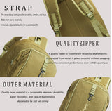 AZAD GEARS ARMY DEFENDER 35 LTR BACKPACK WITH EXTRA SPACE WITH 2 COMPARTMENT AND 3 POCKETS FOR TREKKING AND TRAVELLING | MEN & WOMEN | ARMY LITE GREEN | FREE SIZE