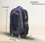 AZAD GEARS CIVIL LITE WEIGHT 40 LTR BACKPACK WITH EXTRA SPACE WITH 2 COMPARTMENTS AND 2 POCKETS FOR TREKKING AND TRAVELLING |MEN & WOMEN | DORI BAG NAVY BLUE | FREE SIZE