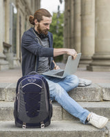 AZAD GEARS CIVIL LITE WEIGHT 40 LTR BACKPACK WITH EXTRA SPACE WITH 2 COMPARTMENTS AND 2 POCKETS FOR TREKKING AND TRAVELLING |MEN & WOMEN | DORI BAG NAVY BLUE | FREE SIZE