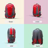 AZAD GEARS CIVIL LITE WEIGHT 40 LTR BACKPACK WITH EXTRA SPACE WITH 2 COMPARTMENTS AND 2 POCKETS FOR TREKKING AND TRAVELLING |MEN & WOMEN | DORI BAG RED | FREE SIZE