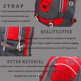 AZAD GEARS CIVIL LITE WEIGHT 40 LTR BACKPACK WITH EXTRA SPACE WITH 2 COMPARTMENTS AND 2 POCKETS FOR TREKKING AND TRAVELLING |MEN & WOMEN | DORI BAG RED | FREE SIZE