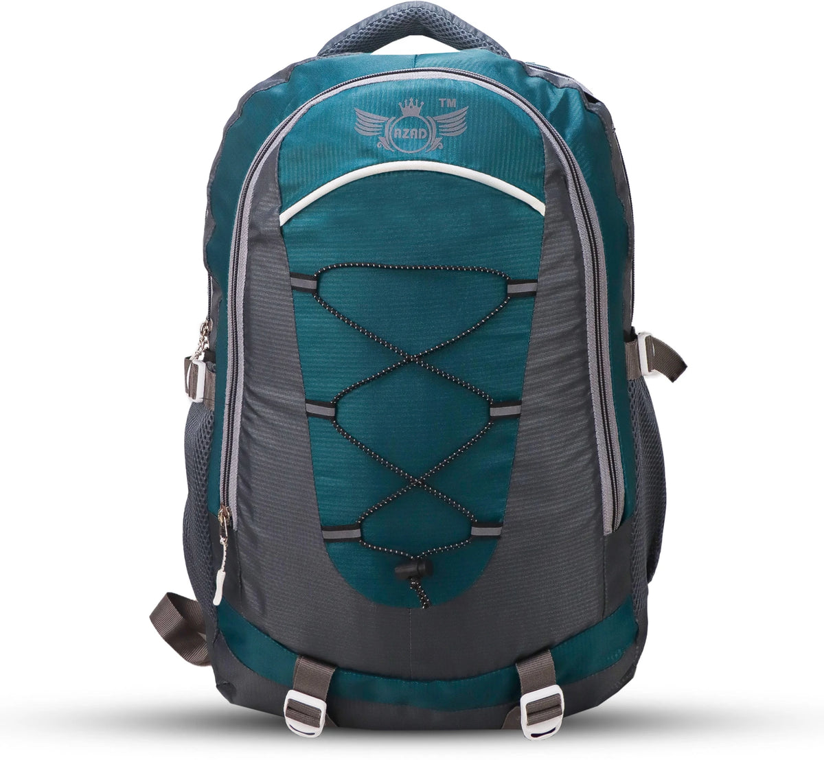 AZAD GEARS CIVIL LITE WEIGHT 40 LTR BACKPACK WITH EXTRA SPACE WITH 2 COMPARTMENTS AND 2 POCKETS FOR TREKKING AND TRAVELLING |MEN & WOMEN | DORI BAG SEA GREEN | FREE SIZE