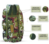 AZAD GEARS ARMY HAND DUFFLE BAG 155 LTR WITH EXTRA PACE BIG SIDE POCKETS AND  PROTECTED BASE FOR TREKKING AND TRAVELLING | MEN & WOMEN | ARMY JUNGLE | LARGE CAPACITY