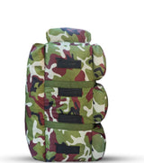 AZAD GEARS ARMY HAND DUFFLE BAG 155 LTR WITH EXTRA PACE BIG SIDE POCKETS AND  PROTECTED BASE FOR TREKKING AND TRAVELLING | MEN & WOMEN | ARMY BLACK | LARGE CAPACITY