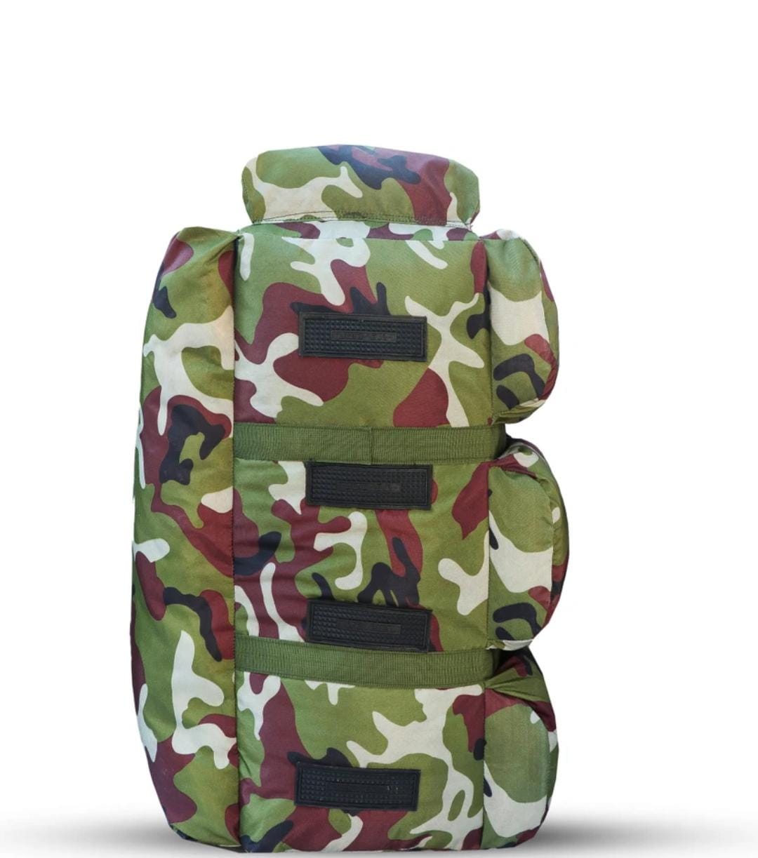 AZAD GEARS ARMY HAND DUFFLE BAG 155 LTR WITH EXTRA PACE BIG SIDE POCKETS AND  PROTECTED BASE FOR TREKKING AND TRAVELLING | MEN & WOMEN | ARMY LITE GREEN | LARGE CAPACITY