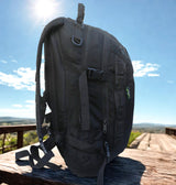 AZAD GEARS ARMY FIGHTER 55 LTR BACKPACK WITH EXTRA SPACE WITH 2 COMPARTMENT AND 6 POCKETS FOR TREKKING AND TRAVELLING | MEN & WOMEN | ARMY BLACK| FREE SIZE