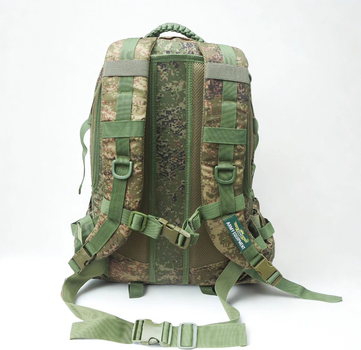 AZAD GEARS ARMY FIGHTER 55 LTR BACKPACK WITH EXTRA SPACE WITH 2 COMPARTMENT AND 6 POCKETS FOR TREKKING AND TRAVELLING | MEN & WOMEN | ARMY DIGITAL FLORA CAMOUFLAGE| FREE SIZE