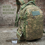 AZAD GEARS ARMY FIGHTER 55 LTR BACKPACK WITH EXTRA SPACE WITH 2 COMPARTMENT AND 6 POCKETS FOR TREKKING AND TRAVELLING | MEN & WOMEN | ARMY DIGITAL FLORA CAMOUFLAGE| FREE SIZE