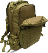 AZAD GEARS ARMY FIGHTER 55 LTR BACKPACK WITH EXTRA SPACE WITH 2 COMPARTMENT AND 6 POCKETS FOR TREKKING AND TRAVELLING | MEN & WOMEN | ARMY LITE GREEN| FREE SIZE