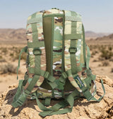 AZAD GEARS ARMY FIGHTER 55 LTR BACKPACK WITH EXTRA SPACE WITH 2 COMPARTMENT AND 6 POCKETS FOR TREKKING AND TRAVELLING | MEN & WOMEN | ARMY MULTICAM CLASSIC CAMOUFLAGE| FREE SIZE