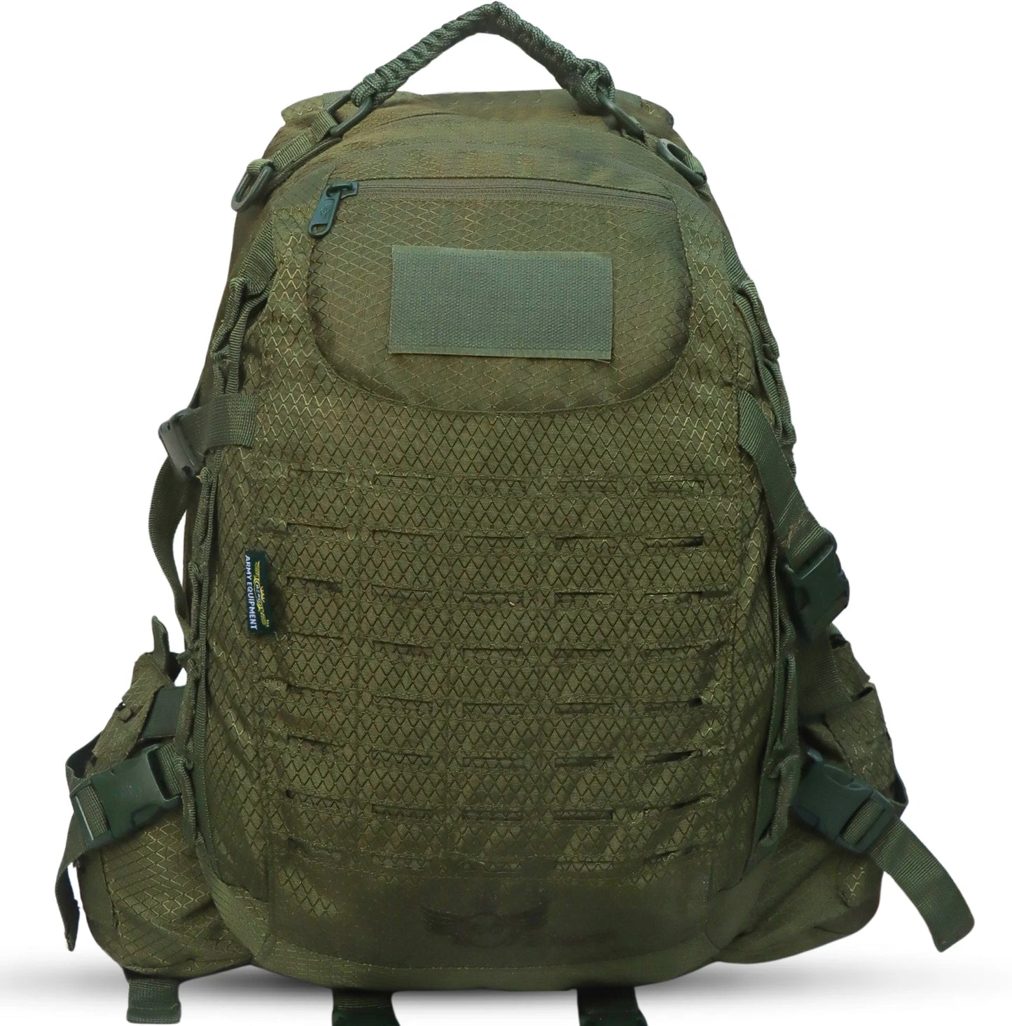 AZAD GEARS ARMY FIGHTER 55 LTR BACKPACK WITH EXTRA SPACE WITH 2 COMPARTMENT AND 6 POCKETS FOR TREKKING AND TRAVELLING | MEN & WOMEN | ARMY U.S PRINT CAMOUFLAGE| FREE SIZE