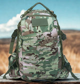 AZAD GEARS ARMY FIGHTER 55 LTR BACKPACK WITH EXTRA SPACE WITH 2 COMPARTMENT AND 6 POCKETS FOR TREKKING AND TRAVELLING | MEN & WOMEN | ARMY U.S PRINT CAMOUFLAGE| FREE SIZE