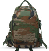 AZAD GEARS ARMY FIGHTER 55 LTR BACKPACK WITH EXTRA SPACE WITH 2 COMPARTMENT AND 6 POCKETS FOR TREKKING AND TRAVELLING | MEN & WOMEN | ARMY GREEN| FREE SIZE