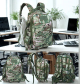 AZAD GEARS ARMY FIGHTER 55 LTR BACKPACK WITH EXTRA SPACE WITH 2 COMPARTMENT AND 6 POCKETS FOR TREKKING AND TRAVELLING | MEN & WOMEN | ARMY U.S PRINT CAMOUFLAGE| FREE SIZE