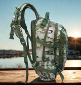 AZAD GEARS ARMY FIGHTER 55 LTR BACKPACK WITH EXTRA SPACE WITH 2 COMPARTMENT AND 6 POCKETS FOR TREKKING AND TRAVELLING | MEN & WOMEN | ARMY U.S PRINT CAMOUFLAGE| FREE SIZE