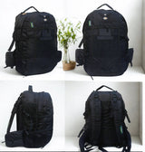AZAD GEARS ARMY GHATAK 85 LTR BACKPACK WITH EXTRA SPACE WITH 2 COMPARTMENT AND 3 POCKETS FOR TREKKING AND TRAVELLING | MEN & WOMEN | ARMY BLACK| FREE SIZE
