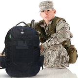 AZAD GEARS ARMY GHATAK 85 LTR BACKPACK WITH EXTRA SPACE WITH 2 COMPARTMENT AND 3 POCKETS FOR TREKKING AND TRAVELLING | MEN & WOMEN | ARMY BLACK| FREE SIZE