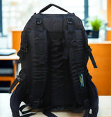 AZAD GEARS ARMY GHATAK 85 LTR BACKPACK WITH EXTRA SPACE WITH 2 COMPARTMENT AND 3 POCKETS FOR TREKKING AND TRAVELLING | MEN & WOMEN | ARMY BLACK| FREE SIZE