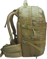 AZAD GEARS ARMY GHATAK 85 LTR BACKPACK WITH EXTRA SPACE WITH 2 COMPARTMENT AND 3 POCKETS FOR TREKKING AND TRAVELLING | MEN & WOMEN | ARMY LITE GREEN| FREE SIZE