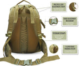 AZAD GEARS ARMY GHATAK 85 LTR BACKPACK WITH EXTRA SPACE WITH 2 COMPARTMENT AND 3 POCKETS FOR TREKKING AND TRAVELLING | MEN & WOMEN | ARMY LITE GREEN| FREE SIZE