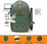 AZAD GEARS ARMY GHATAK 85 LTR BACKPACK WITH EXTRA SPACE WITH 2 COMPARTMENT AND 3 POCKETS FOR TREKKING AND TRAVELLING | MEN & WOMEN | ARMY GREEN| FREE SIZE