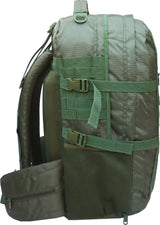 AZAD GEARS ARMY GHATAK 85 LTR BACKPACK WITH EXTRA SPACE WITH 2 COMPARTMENT AND 3 POCKETS FOR TREKKING AND TRAVELLING | MEN & WOMEN | ARMY GREEN| FREE SIZE