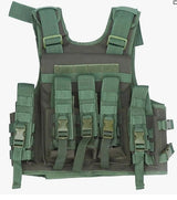 AZAD GEARS ARMY TECTICAL HARNESS VEST FOR ARY WITH STUFF ORGANIZER AND POUCHES| MEN & WOMEN | ARMY GREEN | FREE SIZE